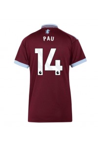 Aston Villa Pau Torres #14 Jalkapallovaatteet Naisten Kotipaita 2026-27 Lyhythihainen